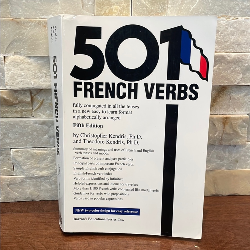 501 French Verbs Book Fifth edition